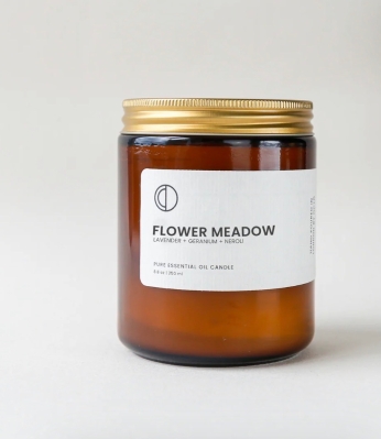 Octo candle jar 250ml Flower Meadow