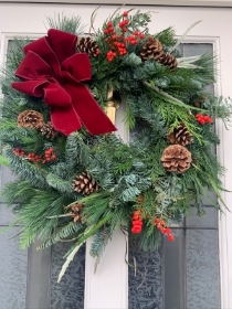 Happy Holidays Wreath